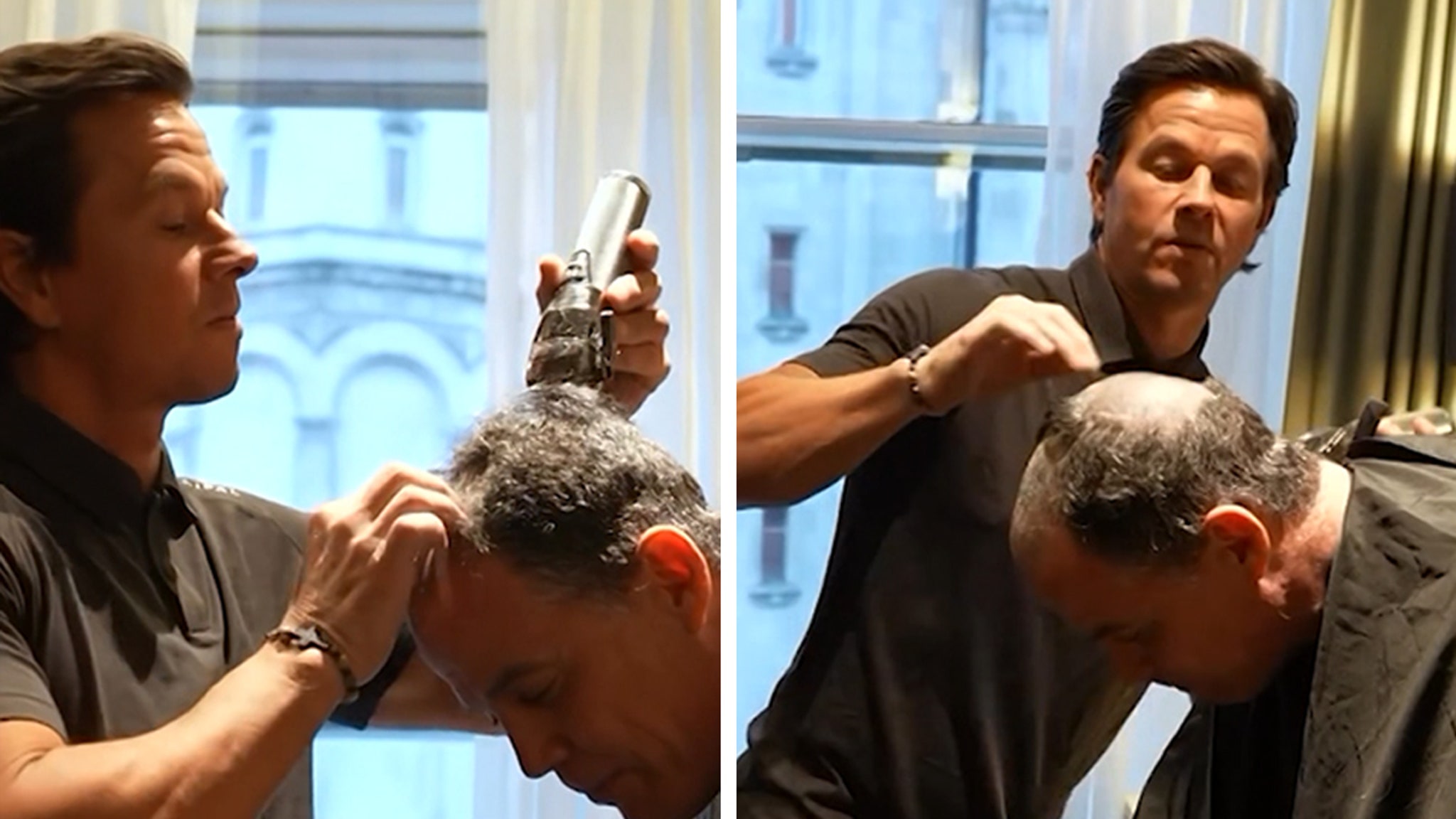 Steve-O gets buzzed by Mark Wahlberg, Rocks Bald New Look