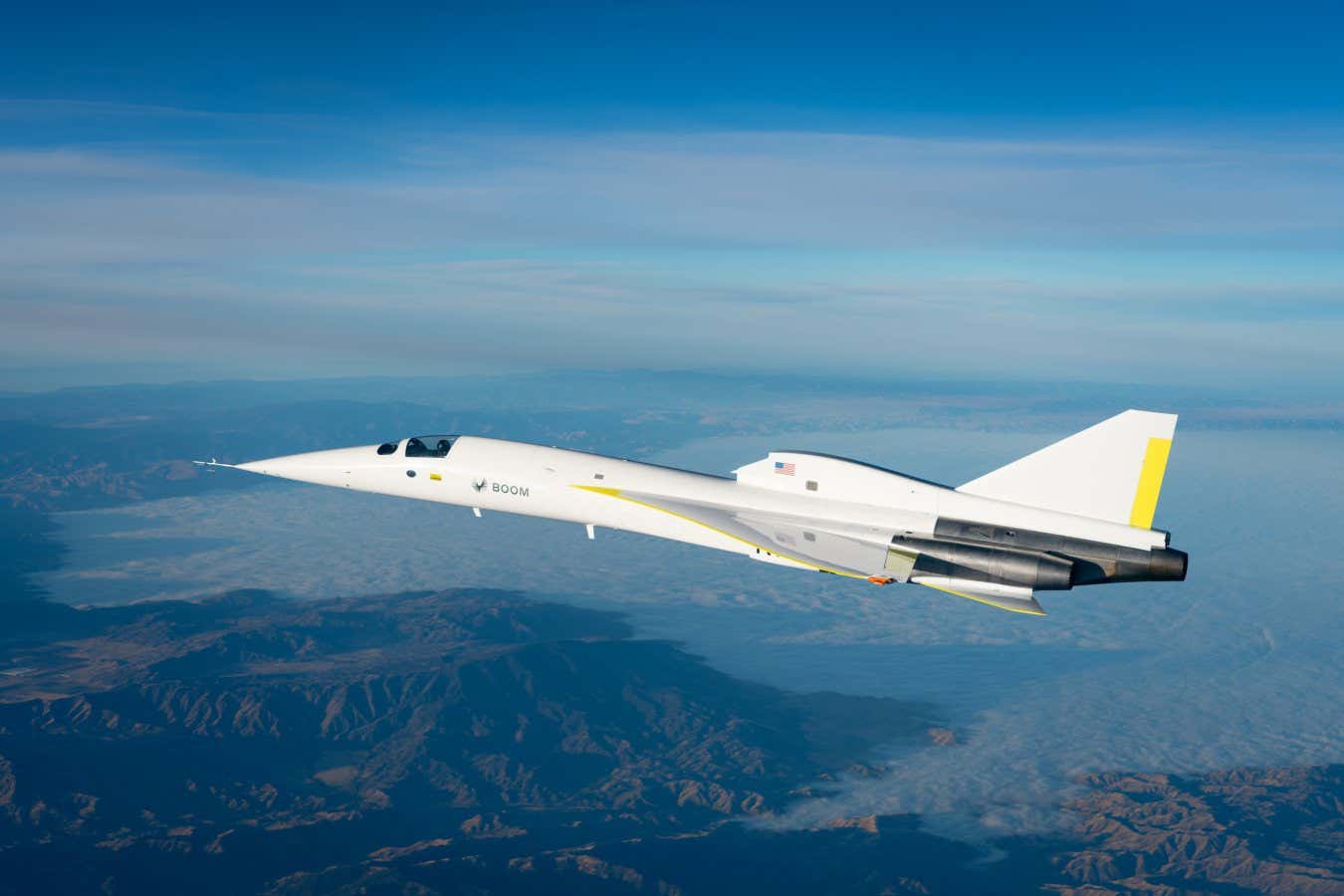 The XB-1 experimental aircraft first becomes superior