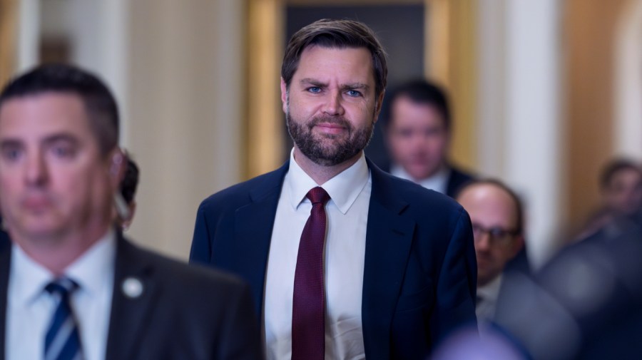 Vance resigning his Senate seat at midnight