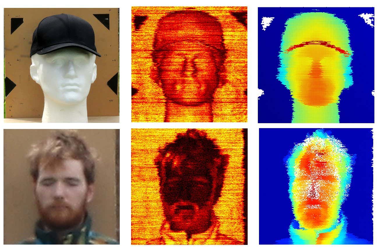 A new device can scan your face in 3D with hundreds of meters away