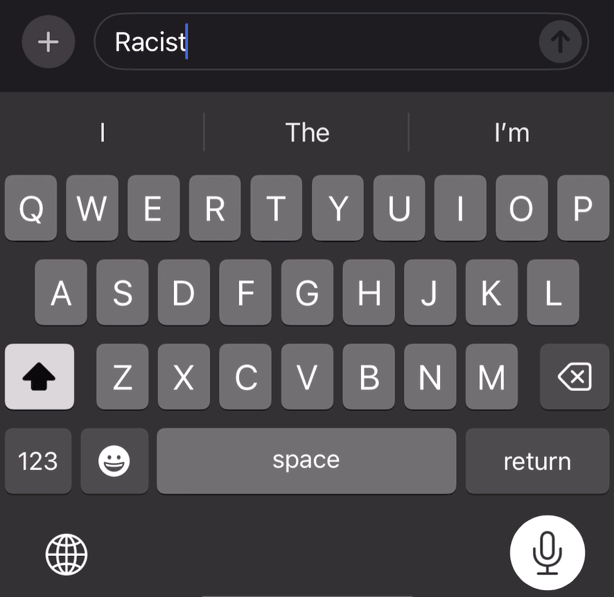 iPhones change briefly ‘racist’ in ‘Trump’ because of an iOS dictation.