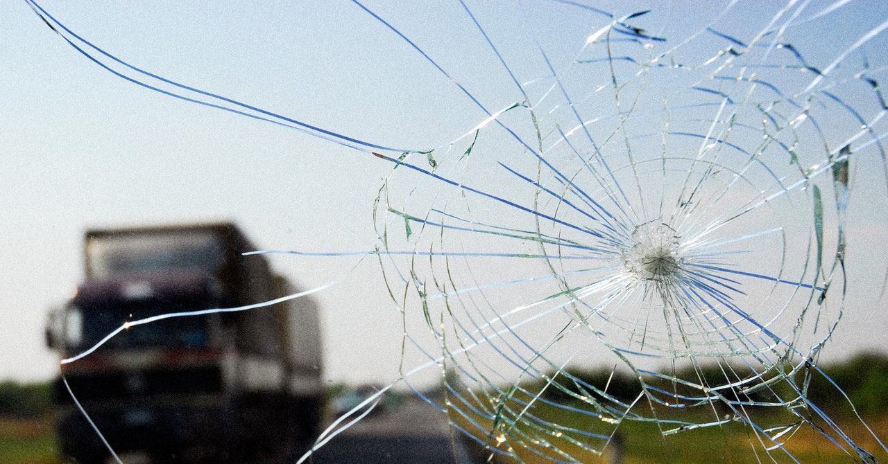 Has a rock hit your windshield, or did your windshield hit a rock?