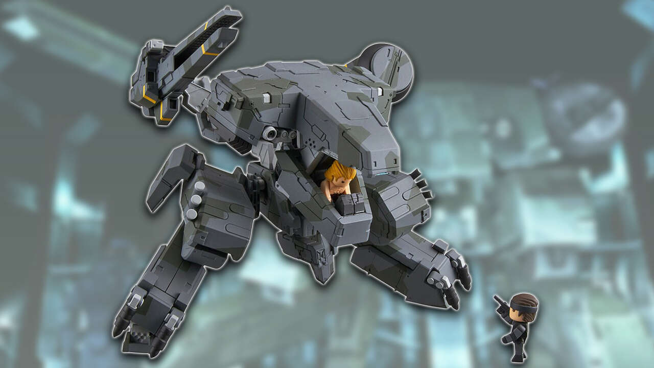 The new figure of Metal Gear Rex is equipped with a stupid minifigure that looks LEGO