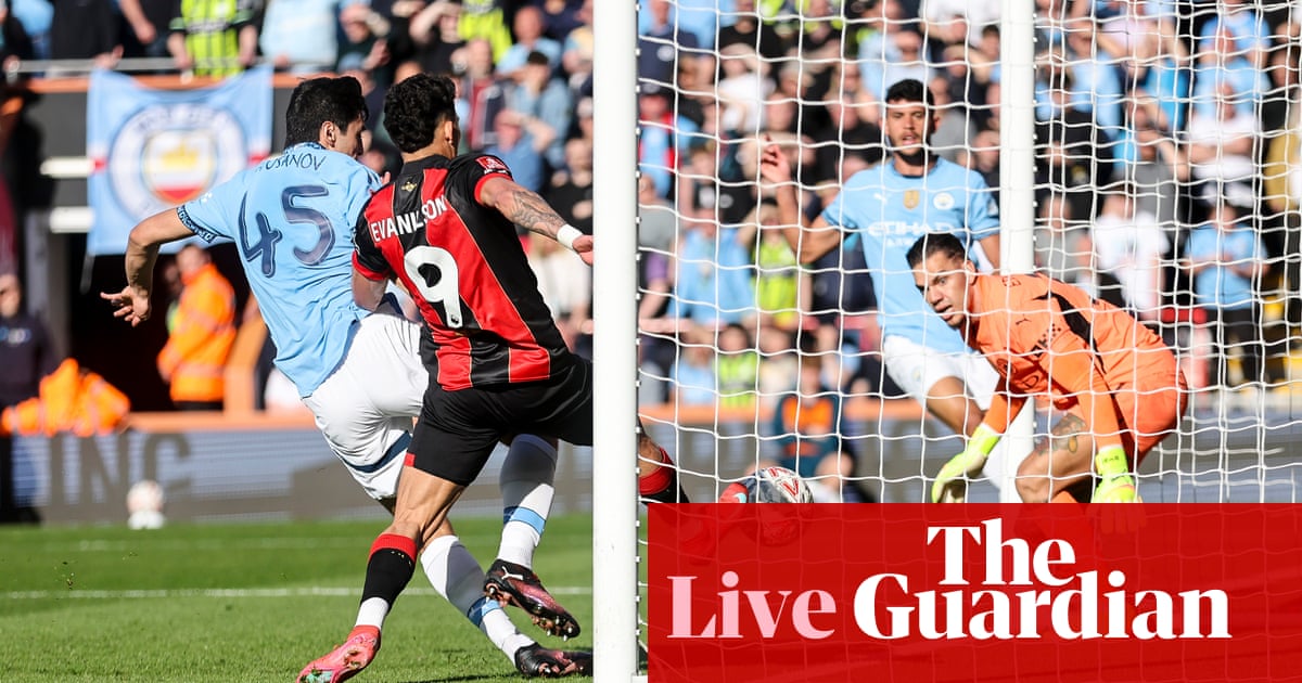 Bournemouth V Manchester City: FA Cup Quarterfinal-Live | Fa -Cup