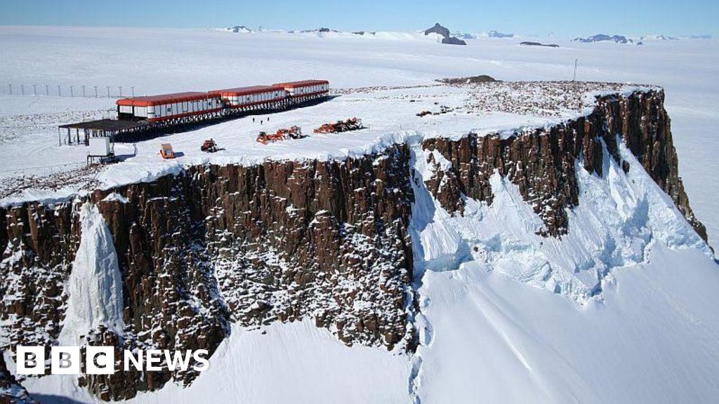 Scientists at the Antarctic base of the Sanae IV, swinging alleged attack
