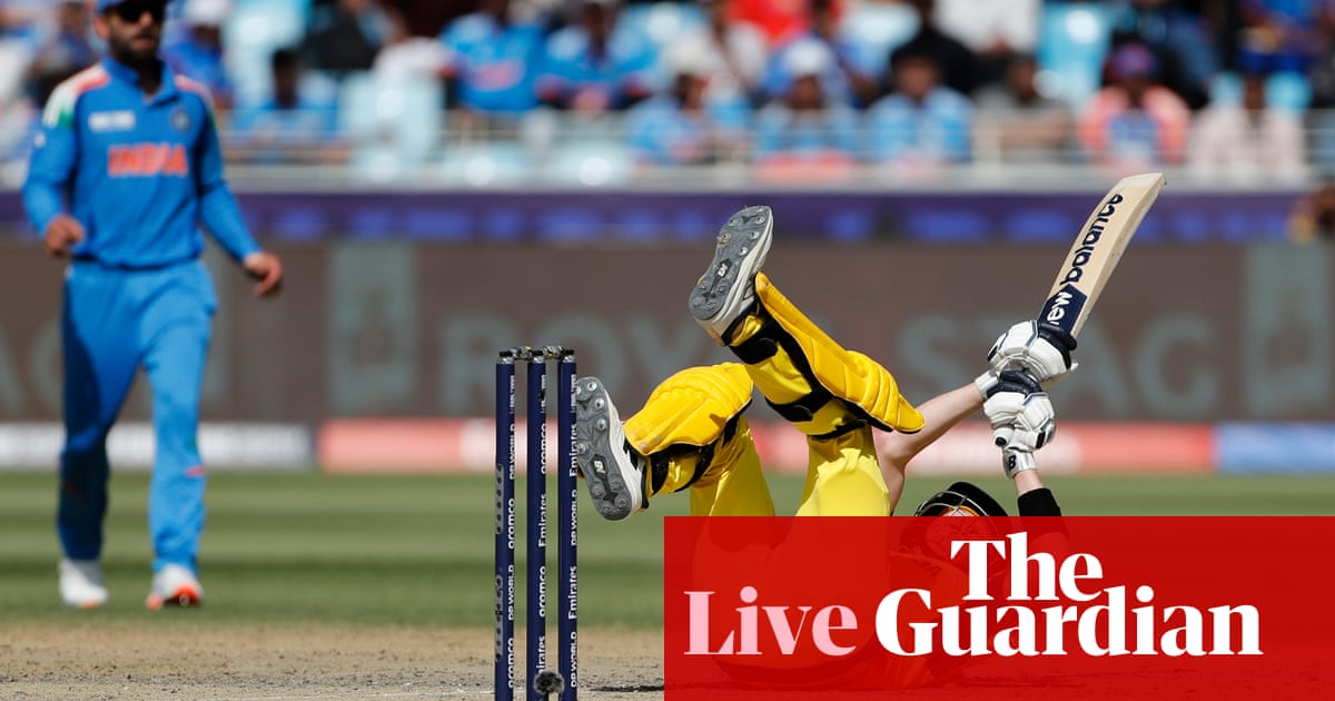 India v Australia: Champions Trophy cricket semi-final – live | Cricket