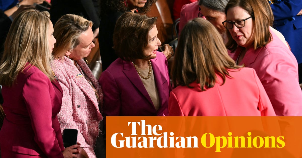 The pink protest in Trump’s speech shows that the Democrats do not come to save us | Arwa Mahdawi