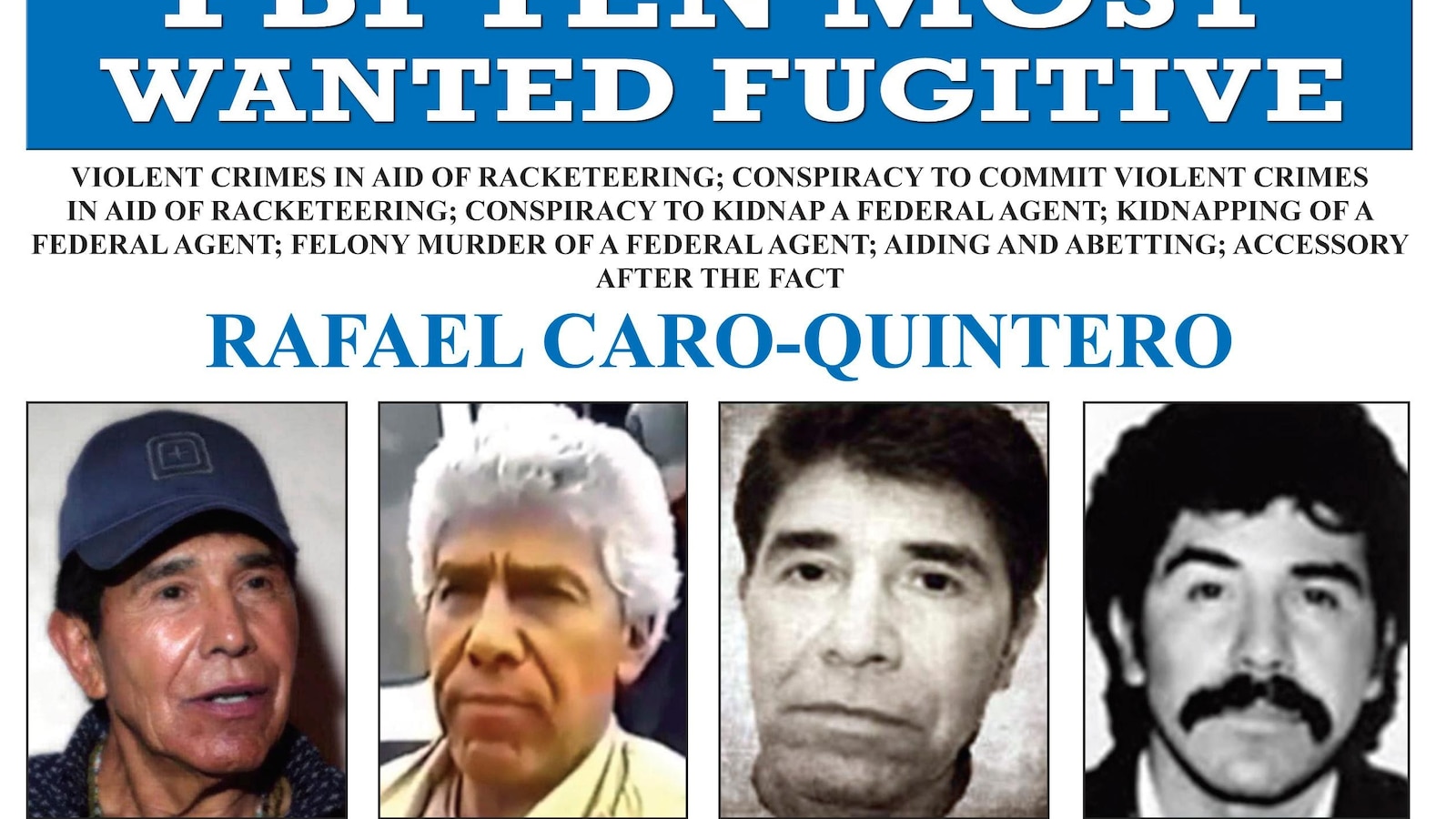 Drug Lord Rafael Caro Quintero to be pre -lived in NY after being transferred from Mexico