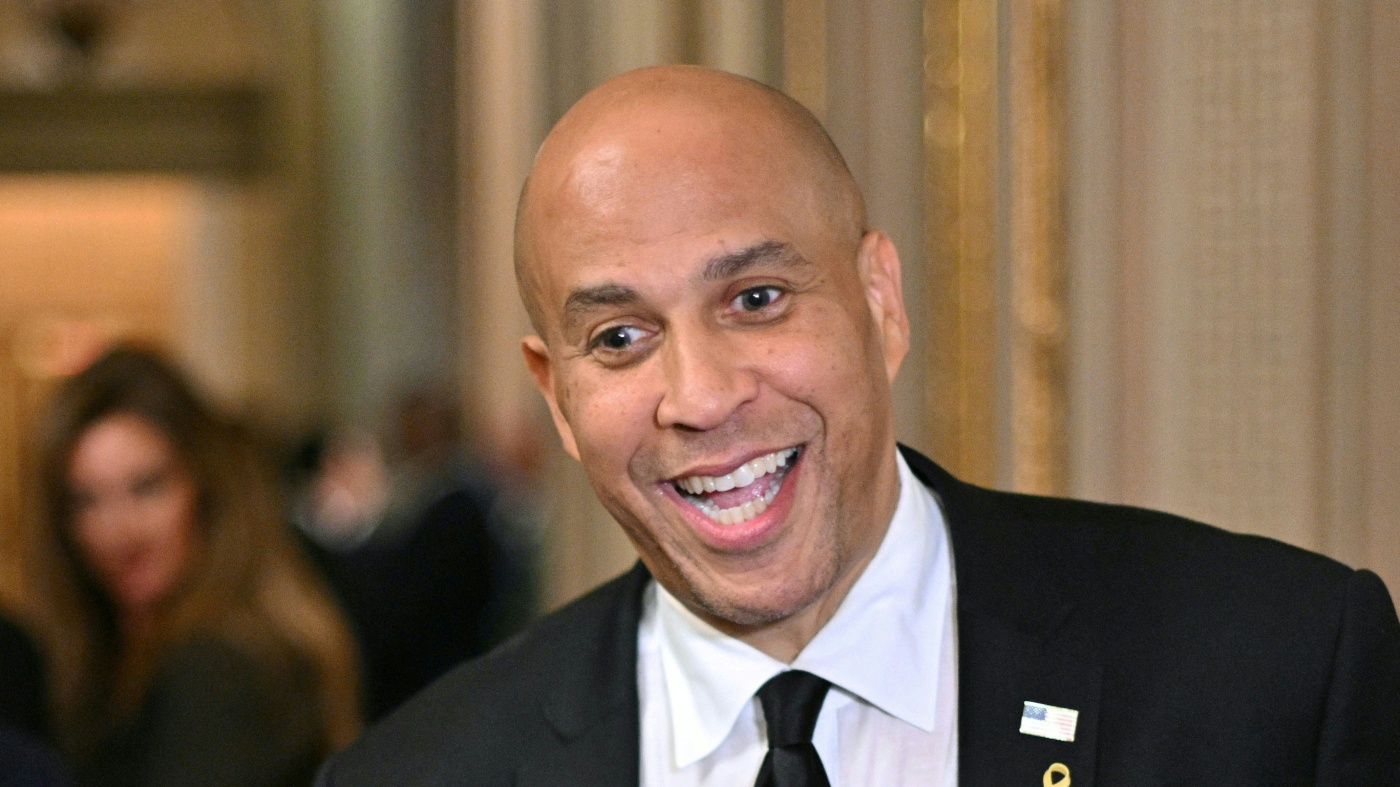 Cory Booker about his record-breaking, 25-hour senate atmosphere Speech: NPR