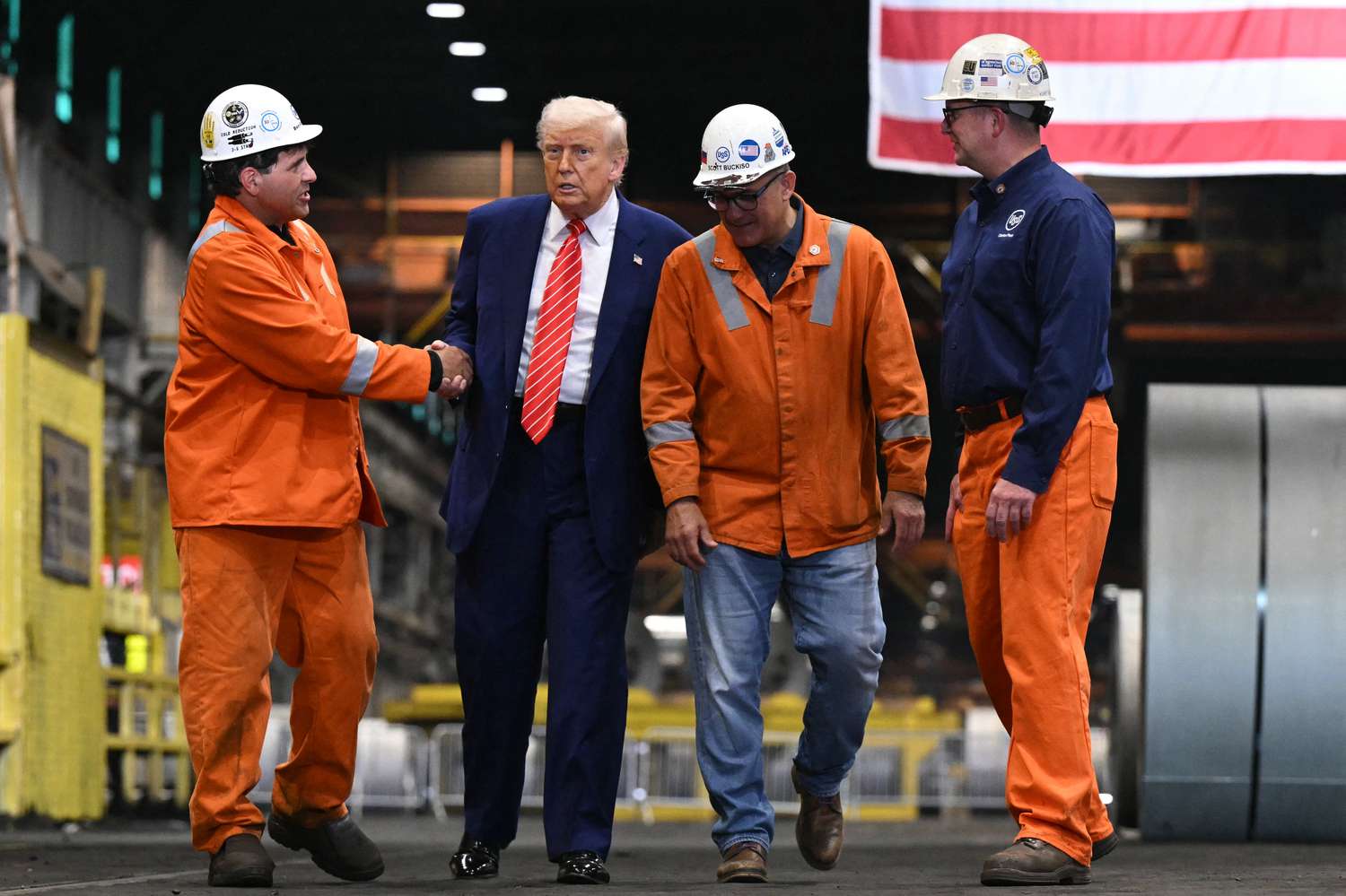 Trump says that he will double the steel tariffs