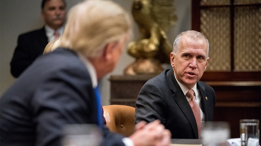 Trump celebrates Tillis's pension after vote