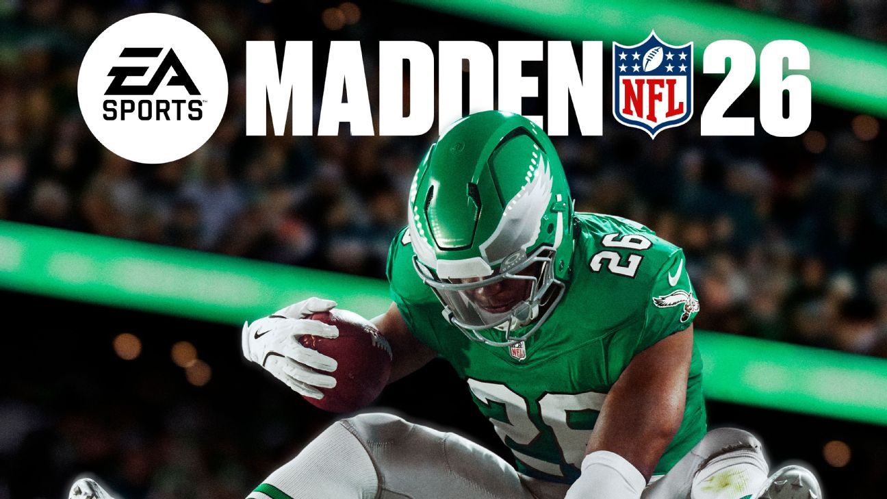 Eagles RB Saquon Barkley Lands Madden Cover with iconic jump