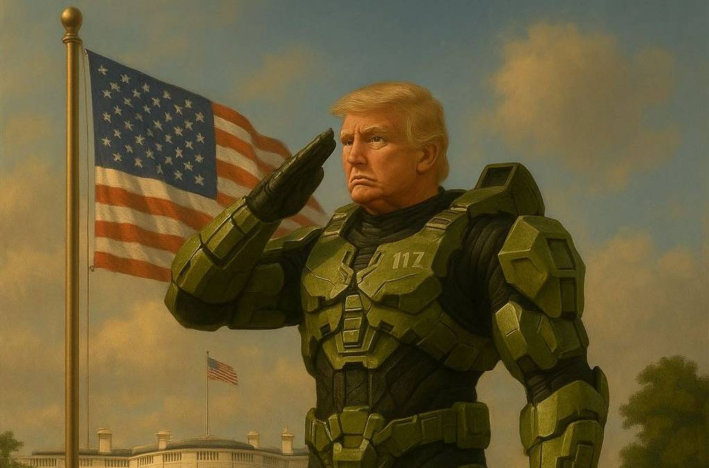 Trump, GameStop announces end of console wars with Halo meme