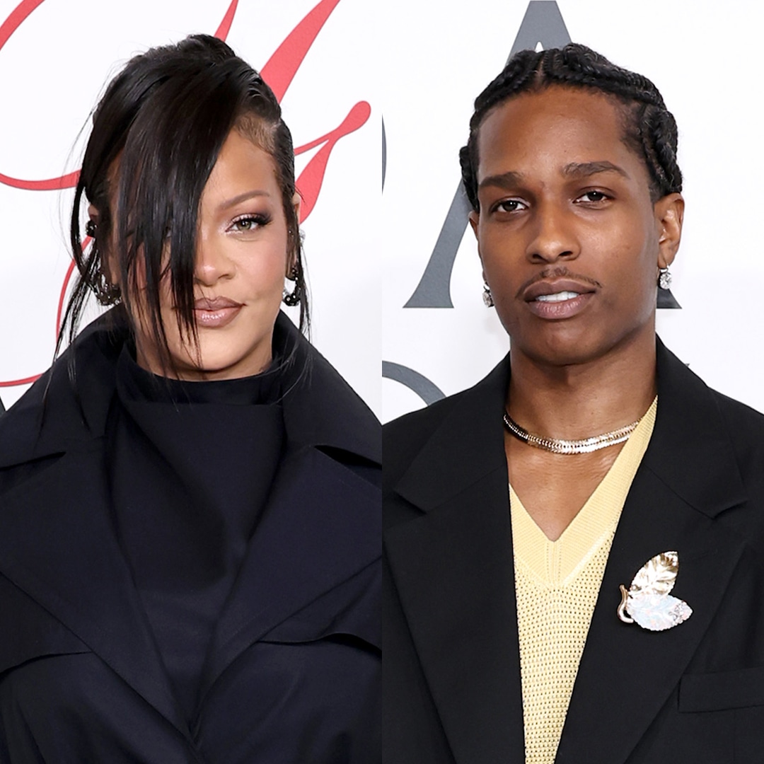 Rihanna, A$AP Rocky on the red carpet of the 2025 CFDA Fashion Awards
