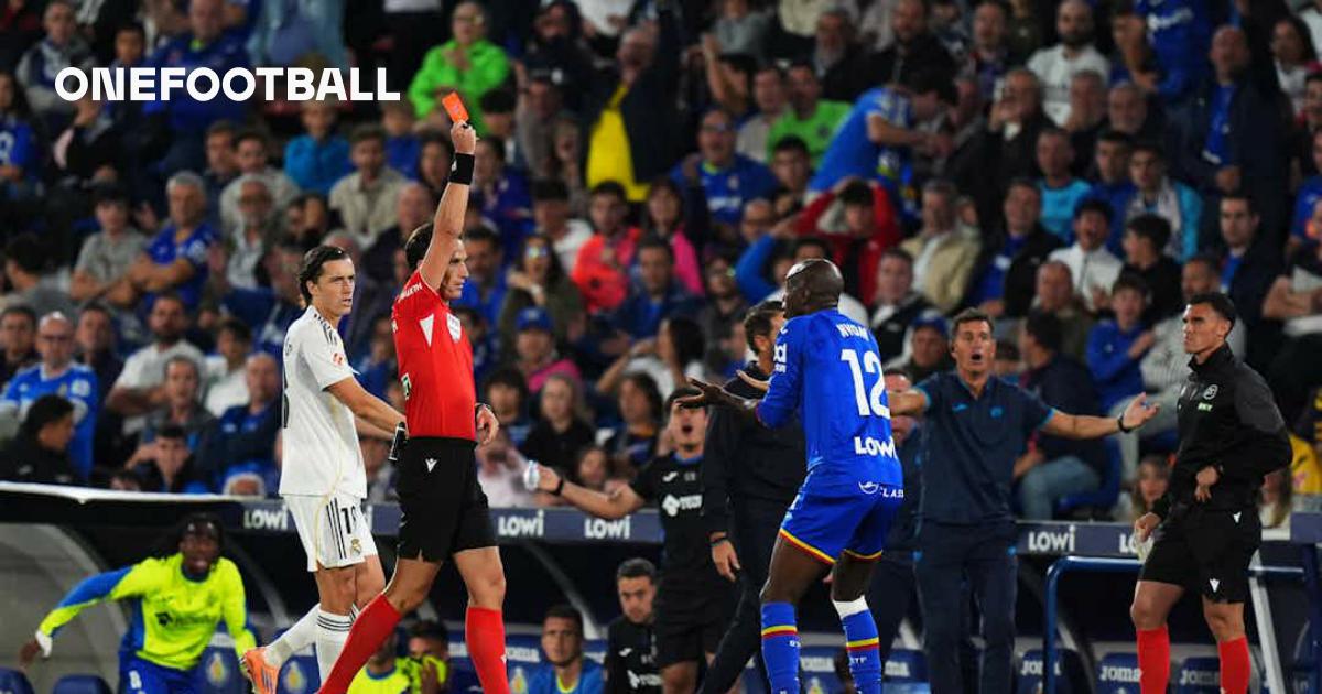 ❌ Foul on Vini Jr, direct red: Real rival was sent off within 37 seconds