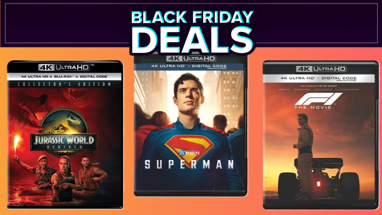 4K Blu-Ray releases of Superman, F1 and Jurassic World Rebirth are $13 for Black Friday