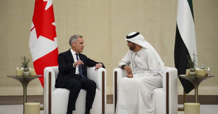 Carney visits UAE amid pressure to end support for Sudan’s civil war – National