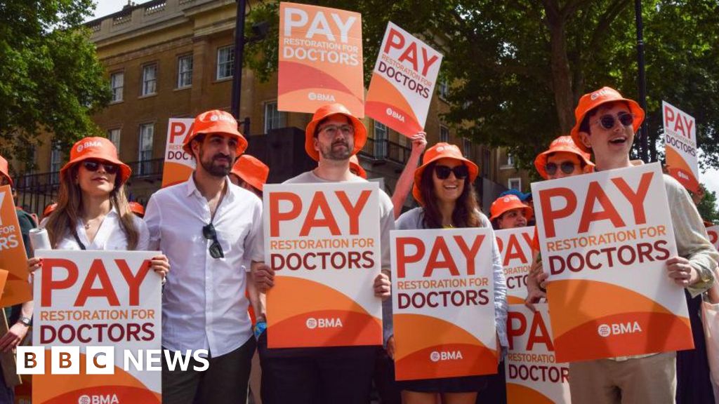 Why do practicing doctors go on strike and what do they earn?