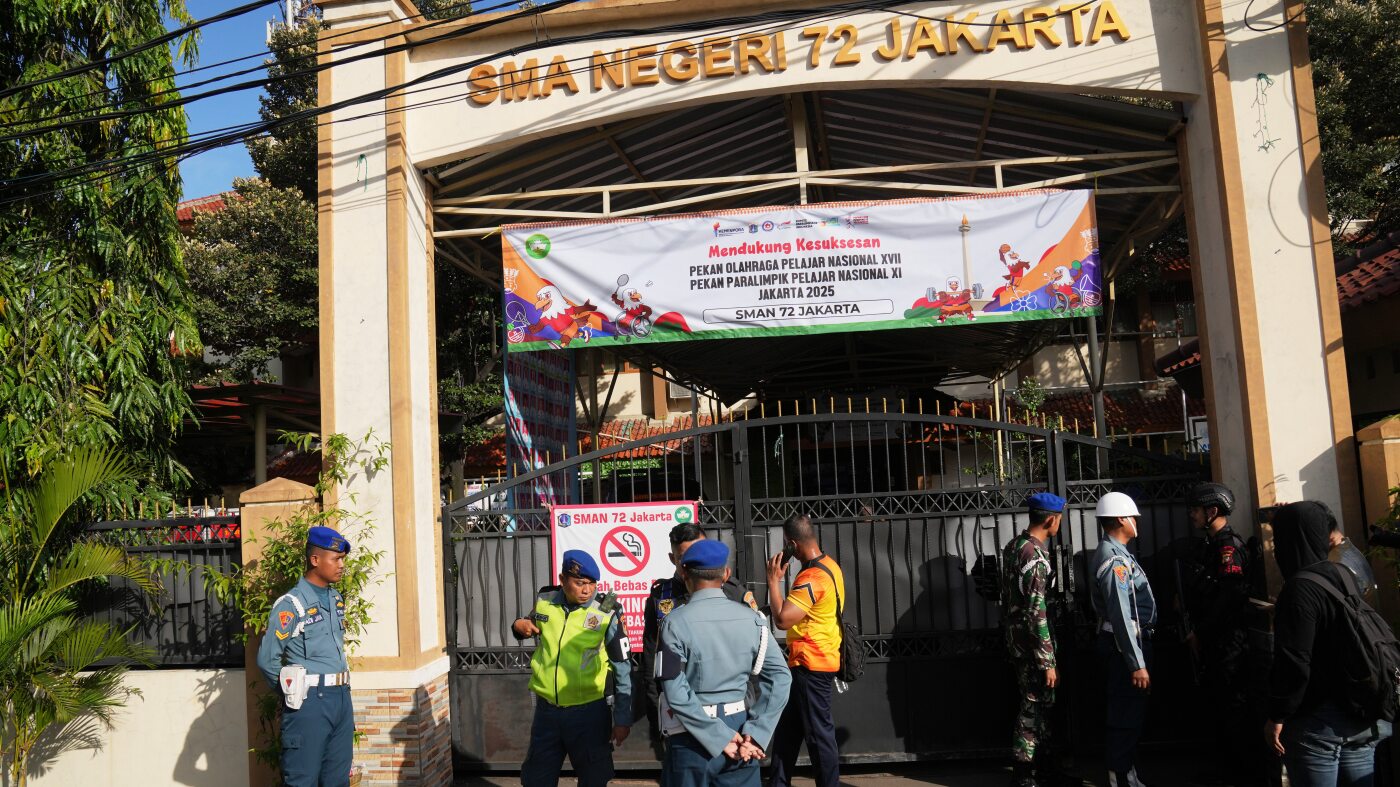 Dozens injured in explosion at high school mosque in Indonesia: NPR
